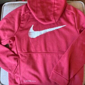 GUC Boys Nike Therma Fit light red hoodie